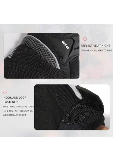 Youtek Bsddp Rh-a0131 Yeşil Xxl Motosiklet Eldiveni: Kaymaz, Dokunmatik Ekran, Darbe Koruma, Yansıtıcı Şeritli, Kolluk Ayarıklı