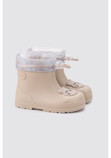Igor Mendi Gato Kız Çocuk Bej Yağmur Çizmesi W10322-004 Bej