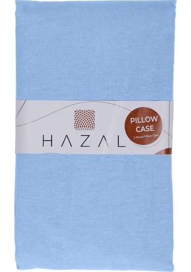 Hazal Kapaklı Yastık Kılıfı 50x70 cm 2 Adet Mavi