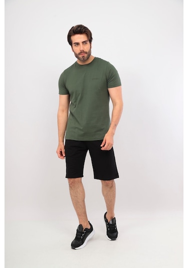 Fore Sport Erkek Bisiklet Yaka T-shirt Haki
