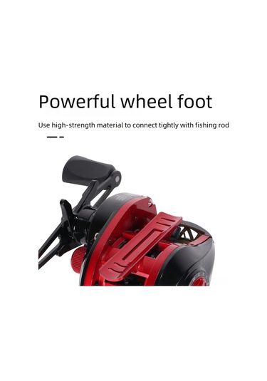 Reedark Metal Levrek Makinesi: 10 Güçlü Mıknatıslı Sol El, Uzun Atışlı, Anti-explosion Nylon Bobin, Siyah - Dayanıklı Balıkçılık Toptan