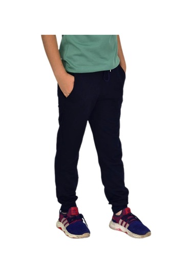 Çocuk Eşofman Altı Paça Manşetli Kız Erkek Bgl-st04726 Lacivert