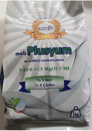Mebor Plusyum 1 Kg - 5-5-0+ 5mgo +5b+5zn Npk Gübresi 1 KG