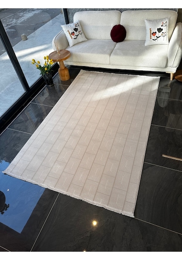 Still Halı Salon, Oturma, Yatak Odası Halısı Desen Kodu 63237-062 Bej