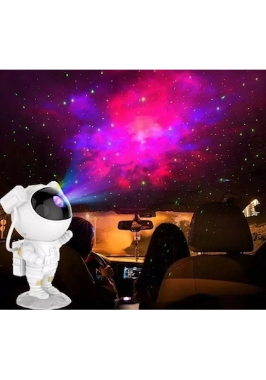 Yıldız Projektör Astronot Işık Galaksi Samanyolu Led Projeksiyon