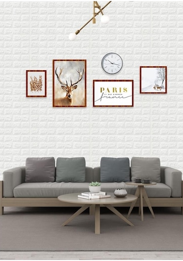 Kendinden Yapışkanlı Duvar Kaplama Kağıdı Paneli 70 x 38 CM 0.26 M2