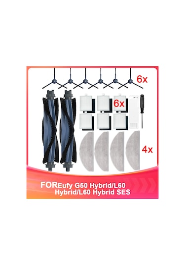 Xiaaokeji Eufy Robot Süpürge Ana Fırçaları İçin Aksesuarlar