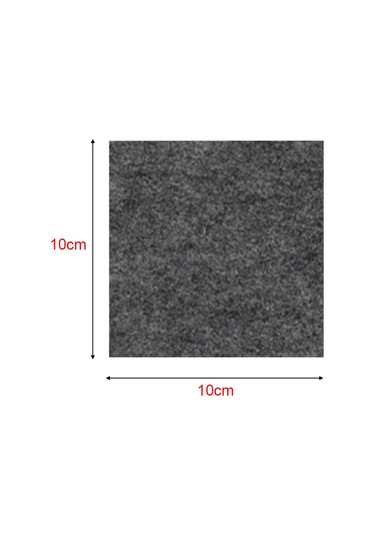 Fosenze Oto Çizik Tamir Kumaşı - Nano Teknolojiyle Araba Çiziklerini Giderir, 2 Adet Gri 10x10cm