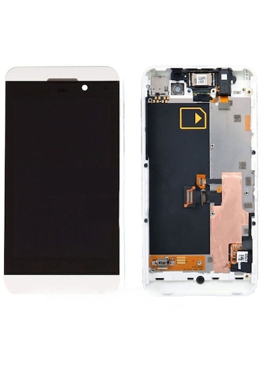 Teknonet Blackberry Z10 Uyumlu Lcd+dokunmatik+çıtalı - Beyaz