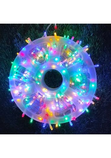 100 Metre Dekoratif Led 220 Prize Takılan 480 Led 8 Mod Renkli