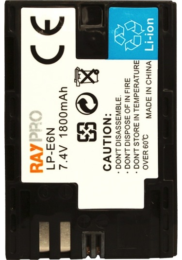 Canon 60D 70D 80D 7D ve 7D Mark II için Lp-E6 Lp-E6N Batarya Pil