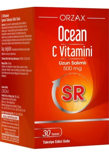 Ocean Vitamin C-Sr 30 Tablet