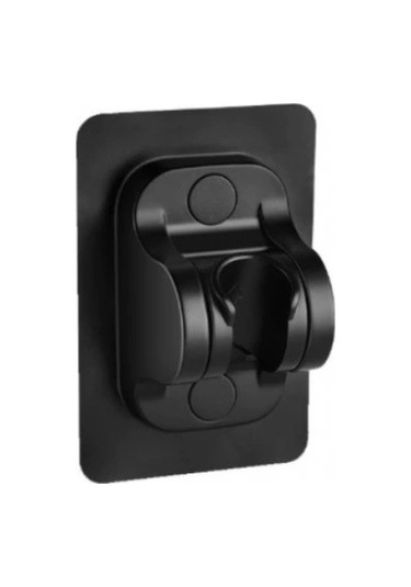 Dodes Yapışkanlı Duş Başlığı Tutucu Ayarlı Siyah Çok Renkli