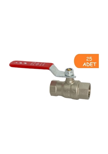 25 Adet Eca 1/2 Endüstriyel Tip Küresel Valfi İç Vida X İç Vida Pn25 602122187