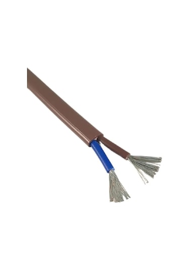 Erol Marin Kablo. Yassı Kalaylı Kablo. Tekne Ve Karavan Tesisat Kablosu. 2x1,mm. 15 Metre