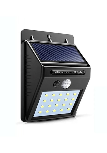 Güneş Enerjili Bahçe Lambası 20 Led Solar Lamba Bahçe Aydınlatma