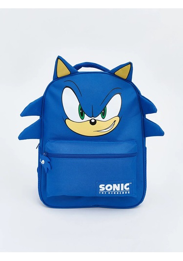 Lc Waikiki Mavi Sonic Baskılı Erkek Çocuk Sırt Çantası