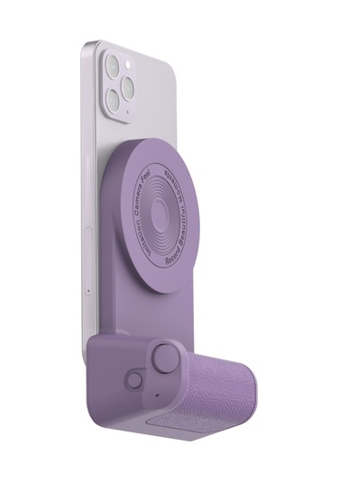 Springsun Manyetik Kablosuz Bt Stabilizörlü Selfie Tutucu & Stand - İphone/android Uyumlu Mor