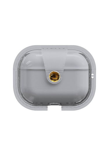Noktaks - Airpods Pro 2 Uyumlu - Kılıf Darbelere Karşı Dayanıklı Magnetik Airbag 33 Kılıf - Gri - T31885 Gri