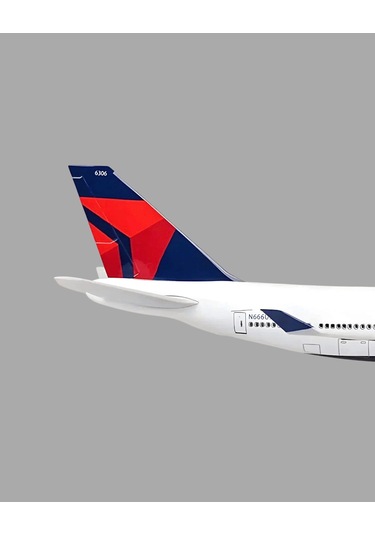 1/135 Delta Airlines Boeing 747 47 Cm Model Uçak Maketi