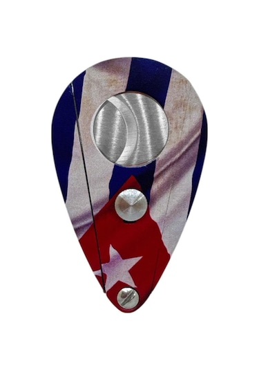 Cuban Flag Yaprak Model Metal Puro Kesici Krom 56ring