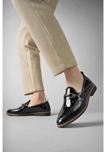 Muggo M7702 Garantili Erkek Günlük Klasik Casual Ayakkabı SİYAH RUGAN