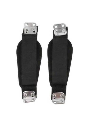 Pazly Suntek Elektrikli Kaykay Ayarlanabilir Ayak Kayışları Ve Stand Siyah Siyah