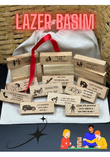 Yetişkin Jenga Oyunu +18