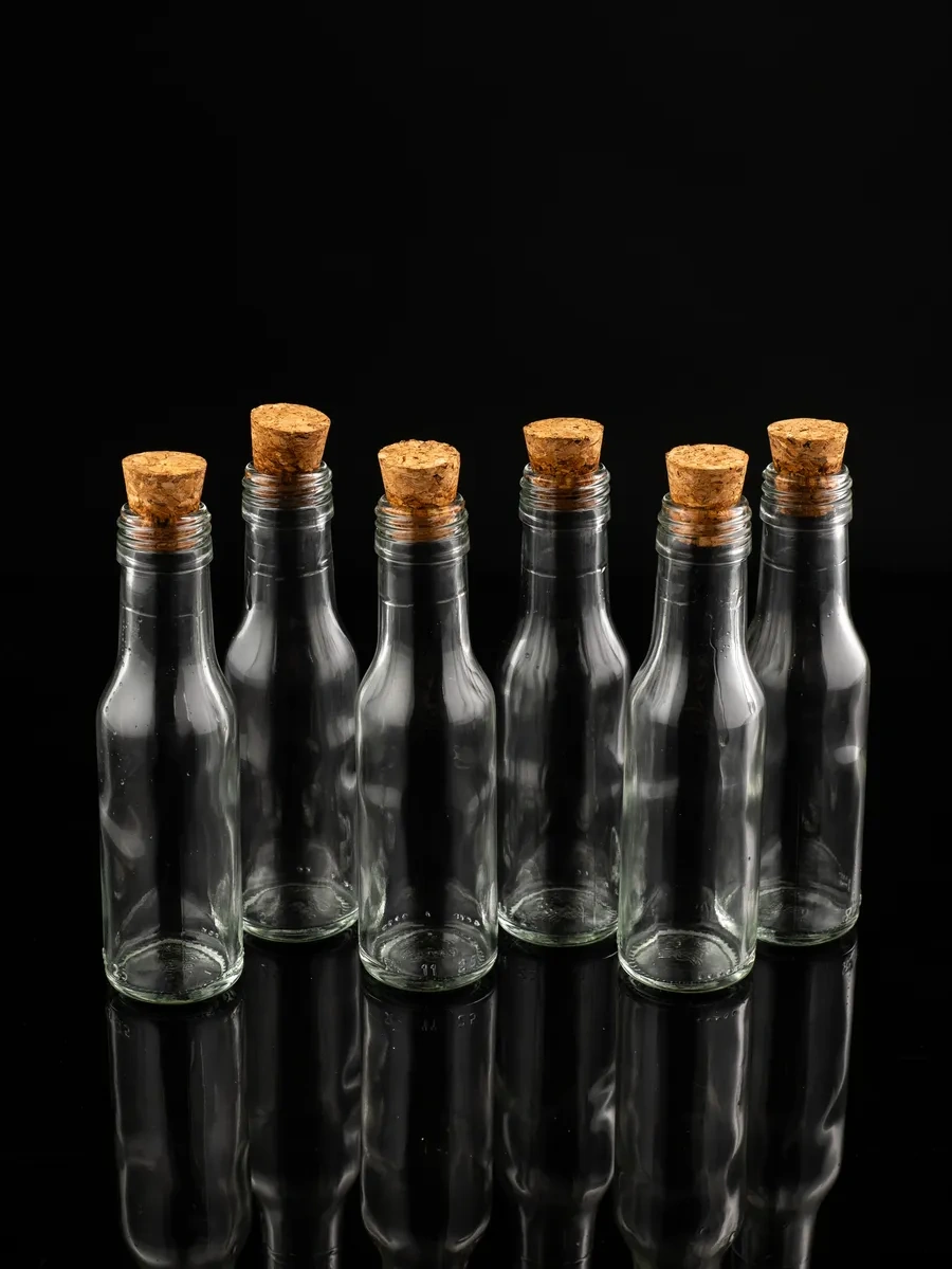 Domania 6 Adet Cam Şişe Seti 100 Ml Yeni 482598427 Beyaz