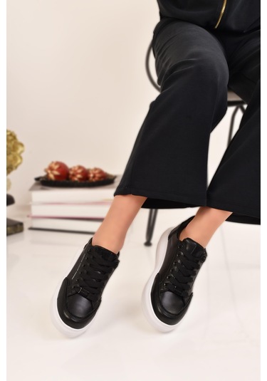 Kadın Günlük Casual Basic Spor Ayakkabı Siyah