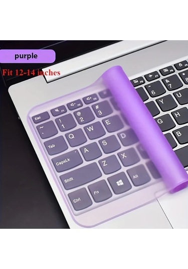 Chuangyinshop 12-14 Inç Macbook Uyumlu Air/pro İçin Şeffaf Ultra İnce Su Geçirmez Klavye Koruyucu