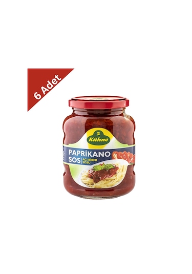 Kühne Acı Paprikano Sos 350 Ml X 6 Adet