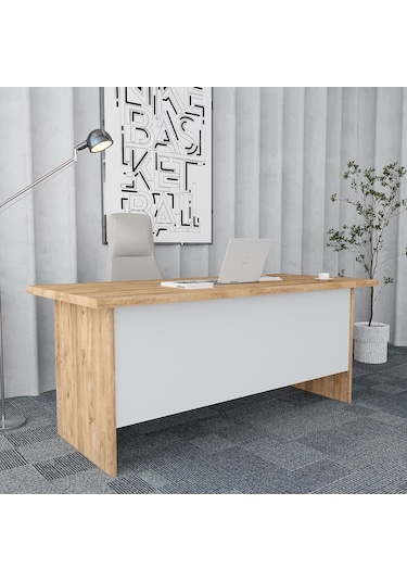 Padova 5'li Ofis Takımı  Model 3 Çam Beyaz