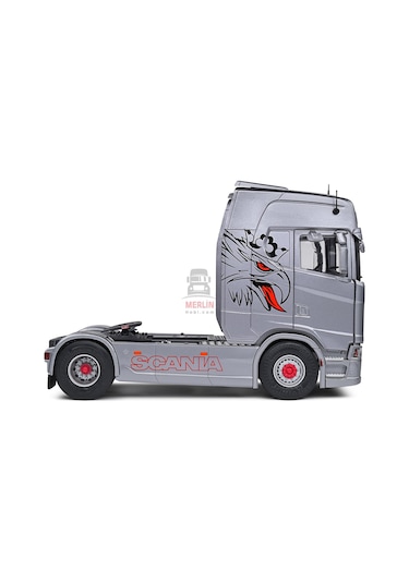 1/24 Scania 580s Highline Custom Silver 2024 Tır Çekici