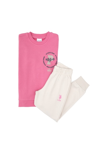 U.s. Polo Assn. Kız Çocuk Menekşe Pijama Takım 50318958-vr037 Menekse