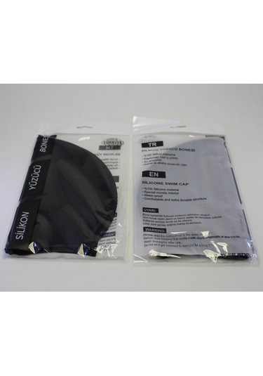 Profesyonel 50 Adet Gerçek %100 Silikon Deniz Havuz Yüzücü Bonesi Mavi