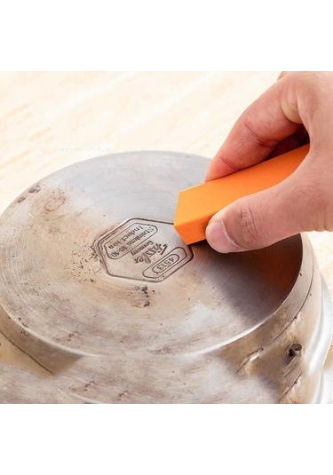 Prestigegoods Yeniden Kullanılabilir Paslanmaz Çelik Leke Silgi, Mutfak Musluk Kireç Temizleyici