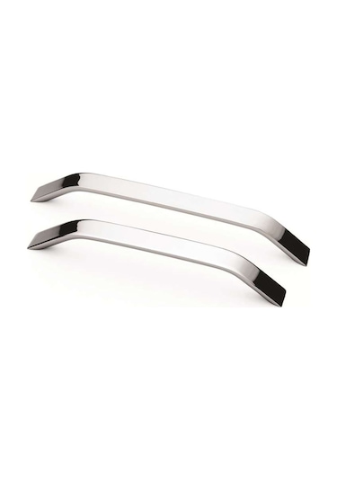Eko Şahin Alüminyum Metal Lüks Modern Mobilya Çekmece Mutfak Dolabı Kulpu Krom 128mm Krom