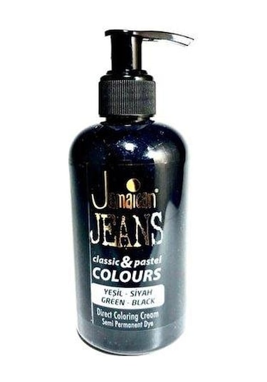 Jamaican Jeans Renkli Boya Yeşil Siyah
