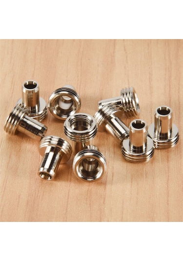 10 Adet Seramik Tüp Kovanları Ve 10 Adet Metal Başlıklı Konnektör Adaptörleri