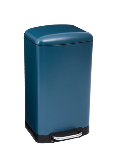 5five Simply Smart Ariane 30 Lt Metal Çöp Kovaları Petrol Mavisi Koyu Mavi