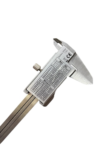 100 Mm Metal Gövde Dijital Kumpas