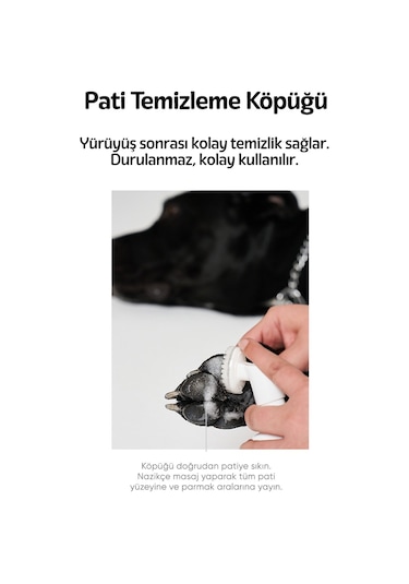Doku Pet Cosmetic Kedi Ve Köpek Pati Temizleme Köpüğü 150 ML