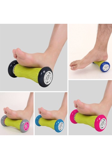 Neevoyu Spor Sonrası Kas Rahatlatıcı Masaj Rulosu - Tpr-pvc Malzemeyle Ev, Ofis Ve Spor Salonu Kullanıma Uygun - Gri/pembe/mavi Seçenekleri Siyah