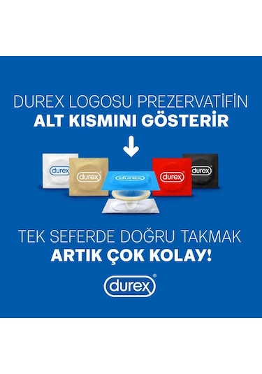 Durex Klasik Prezervatif 10'lu + Humanlife 5 Gr X 10 Çilek Aromalı Jel Lubricant