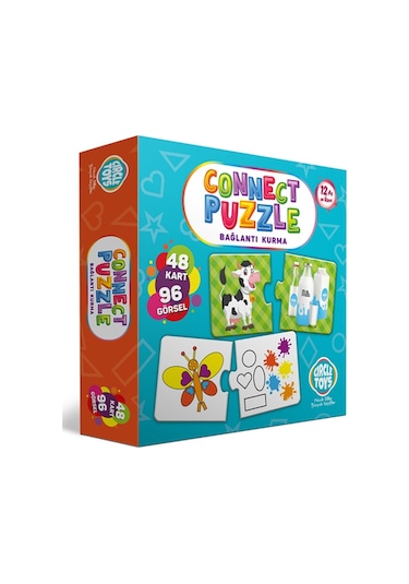 Circle Toys Connect Puzzle Bağlantı Kurma Oyunu Eşleştirme Kartla