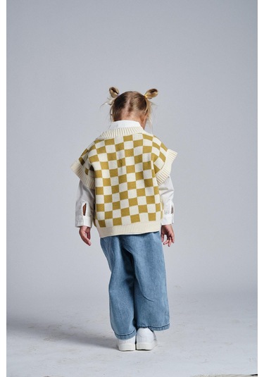 Erkek Süveterli Üçlü Takım Fıstık Yeşili