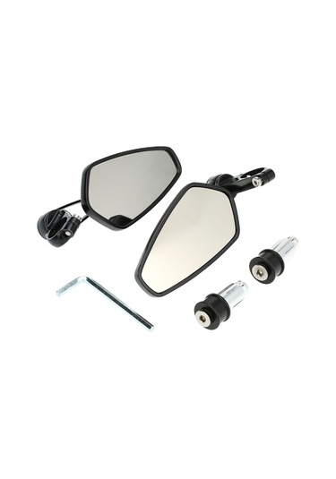 Gajeena Cnc Alüminyum Motorcycle Aynaları - 360 Derece Dönebilir, Evrensel Tasarım, Kolay Montaj