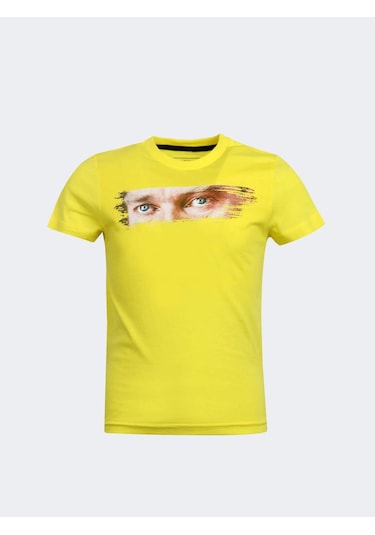 Fenerium Fenerbahçe Vakti Fener Ata Tshirt Çocuk Sari