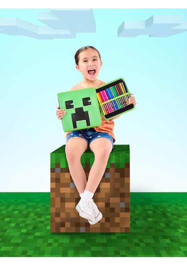 Smiggle - Minecraft Kırtasiye Seti Ve Kalem Kutusu